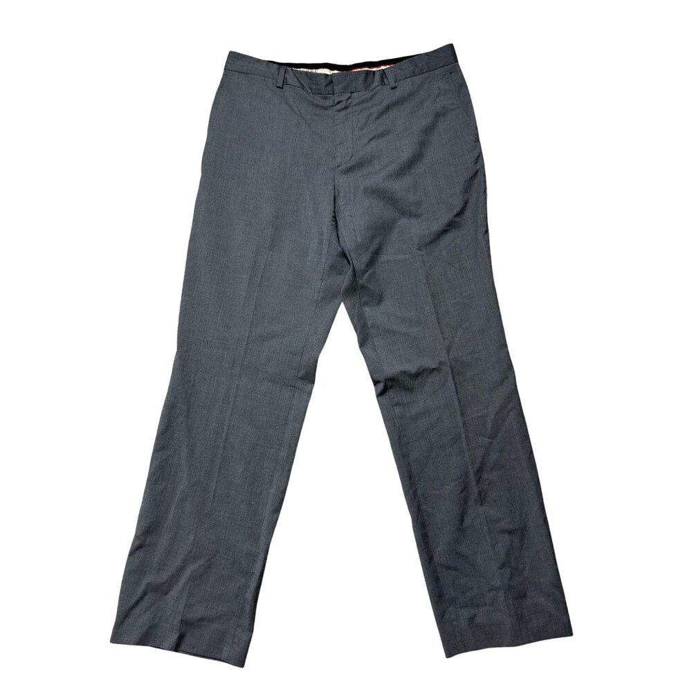 Burberry Men's Size 36R Gray Wool Dress Pants Slim Fit Made In Italy